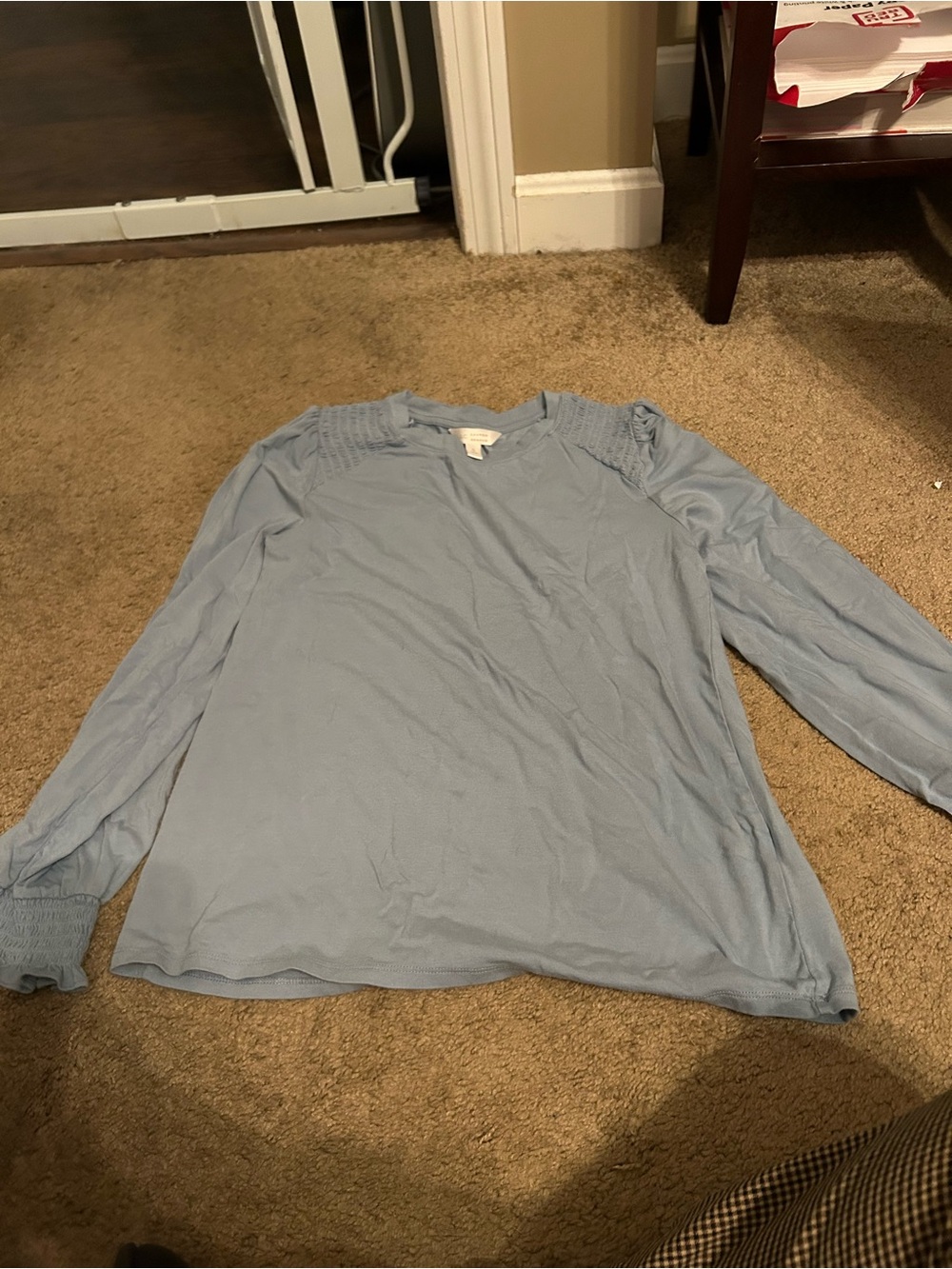 Light Blue Long-Sleeve TShirt